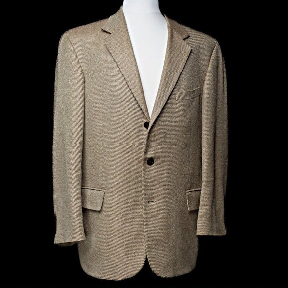 Nautica Other - Mens Silk and Wool Blazer | 42 Regular | Classic Three Button Blazer